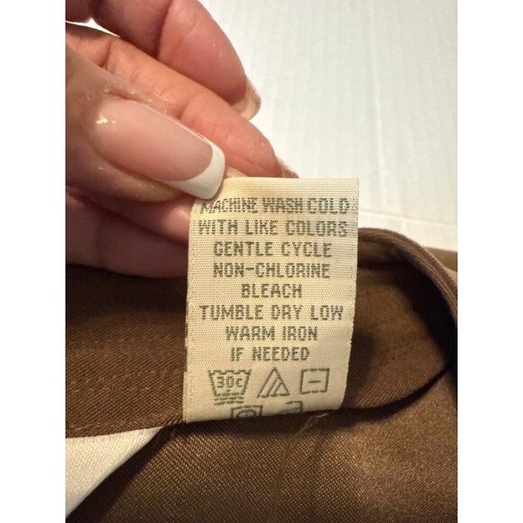 Orvis Vest Men's Brown Button Front Pockets Lightweight Large - Picture 4 of 10